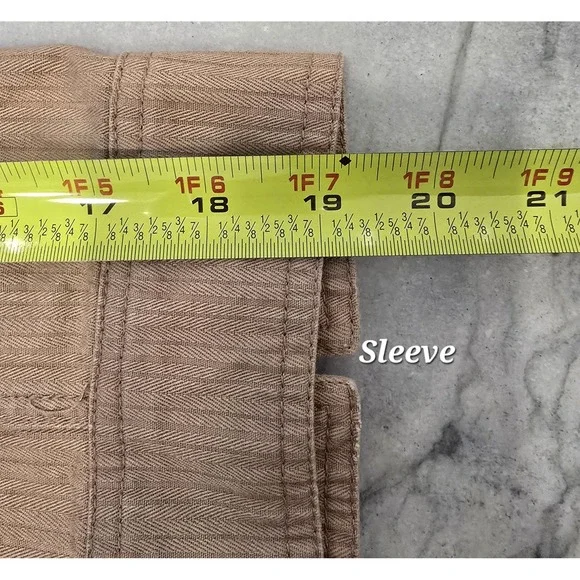 Y2K Live A Little Jacket Womens XL Khaki Concho Button Western Utility - Picture 9 of 11